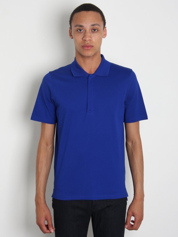 Jil Sander Mens Contrast Placket Polo Shirt