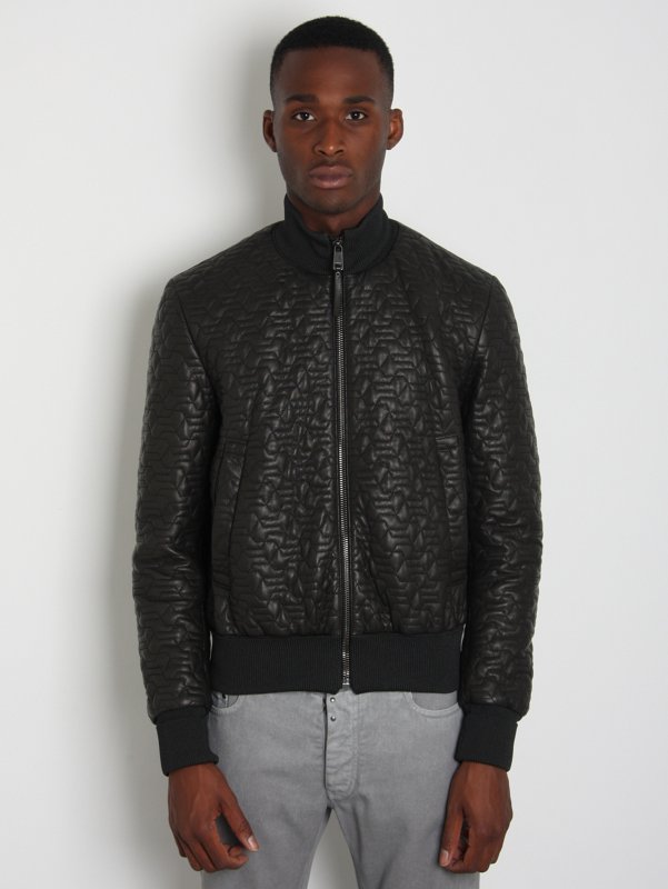 Jil Sander Men’s Quilted Leather Jacket
