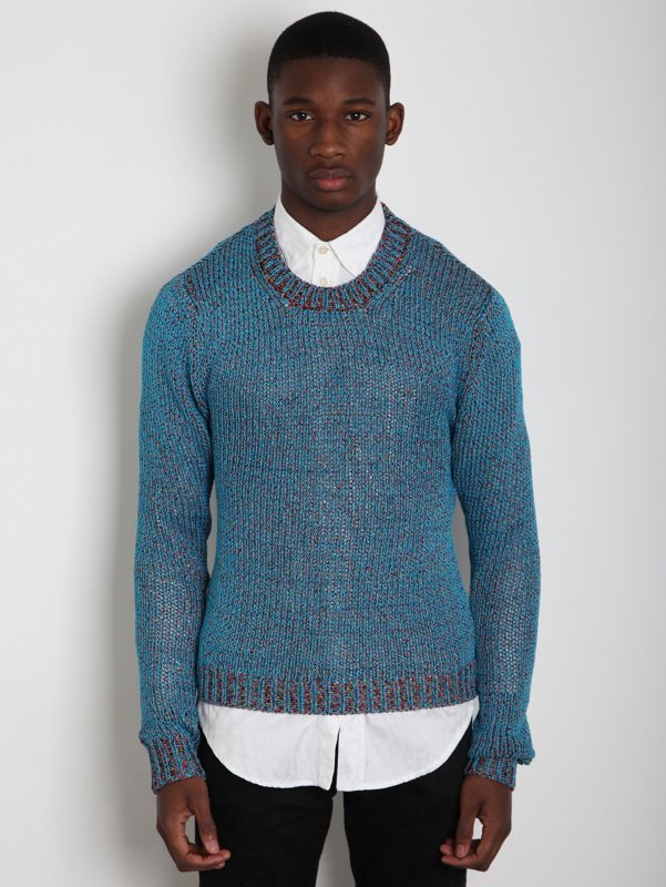 Jil Sander Men's Woven Sweater