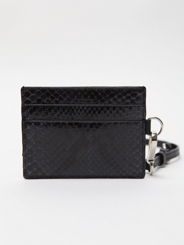 Jil Sander Men's Python Print Card Holder