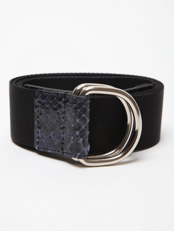 Jil Sander Men's Round Buckle Belt