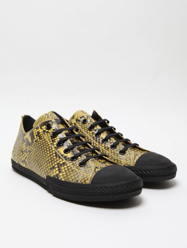 Jil Sander Men's Snake Skin Print Plimsoll