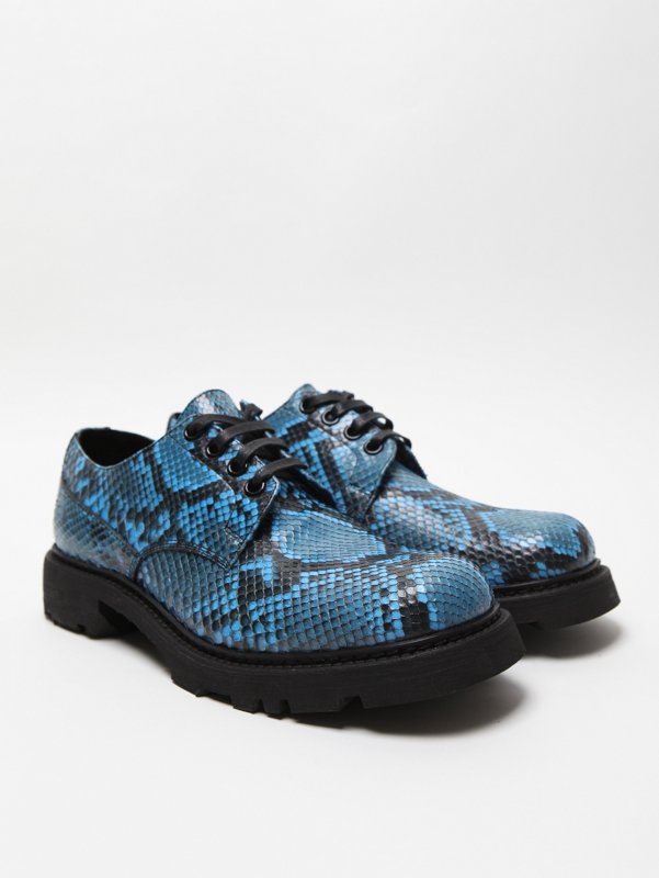 Jil Sander Men's Snake Skin Print Derby Shoe