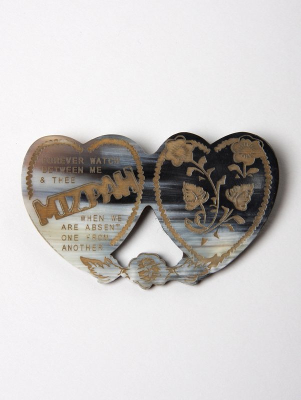 J.W. Anderson Horn Mizpah Brooch Small