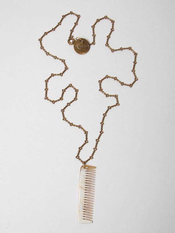 J.W.Anderson Chain And Comb Necklace