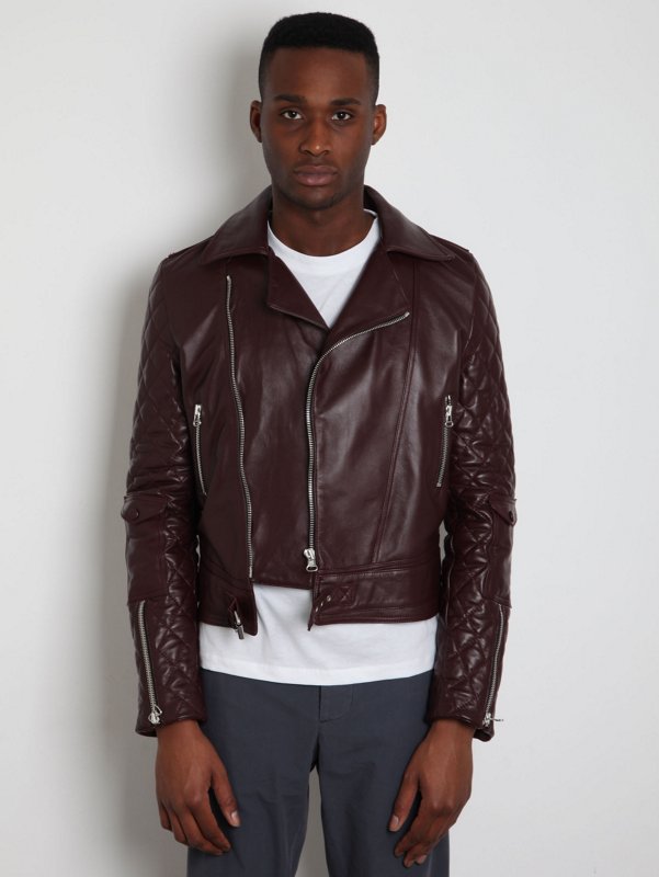JW Anderson Men's Leather Biker Jacket