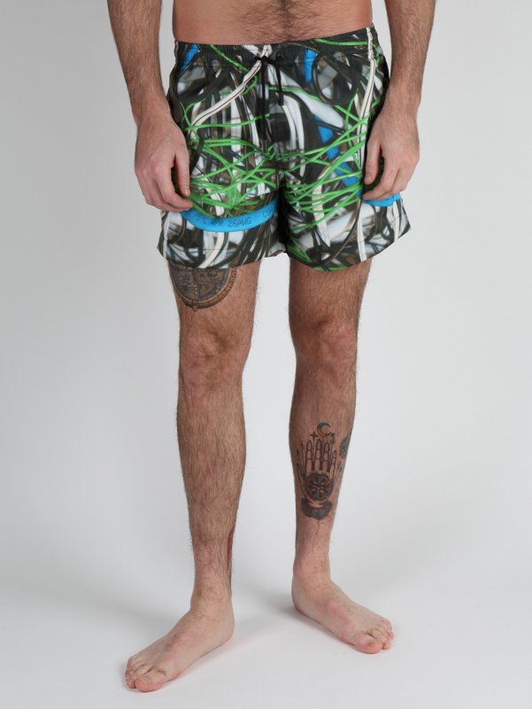 Christopher Kane Men's Blue Cable Swim Shorts
