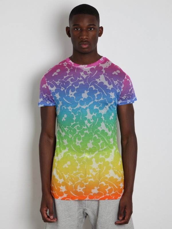 Christopher Kane Men's oki-ni Exclusive Rainbow Lace T-Shirt