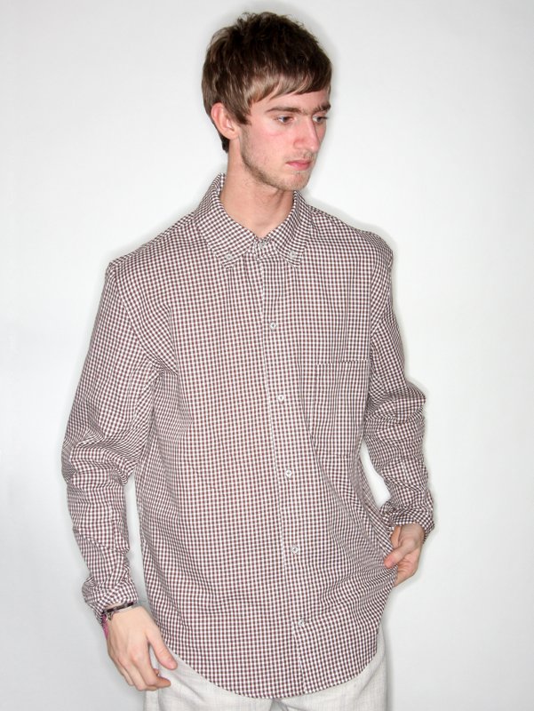 Kato Plaid Washed Shirting
