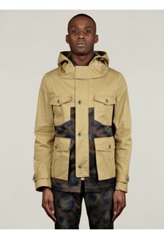 Men's Leopard Insert Parka Jacket