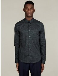 Men's Leopard Print Cotton Shirt