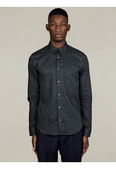 Men's Leopard Print Cotton Shirt