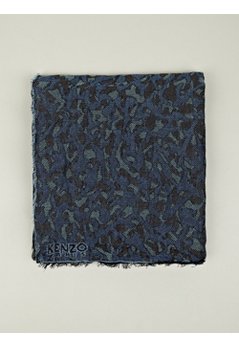 Men's Jungle Print Triangle Scarf