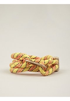 Men's 8mm Yellow Nylon Cord Belt