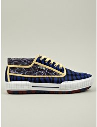 Men's Blue Helix Horse Hair Chukka Boot