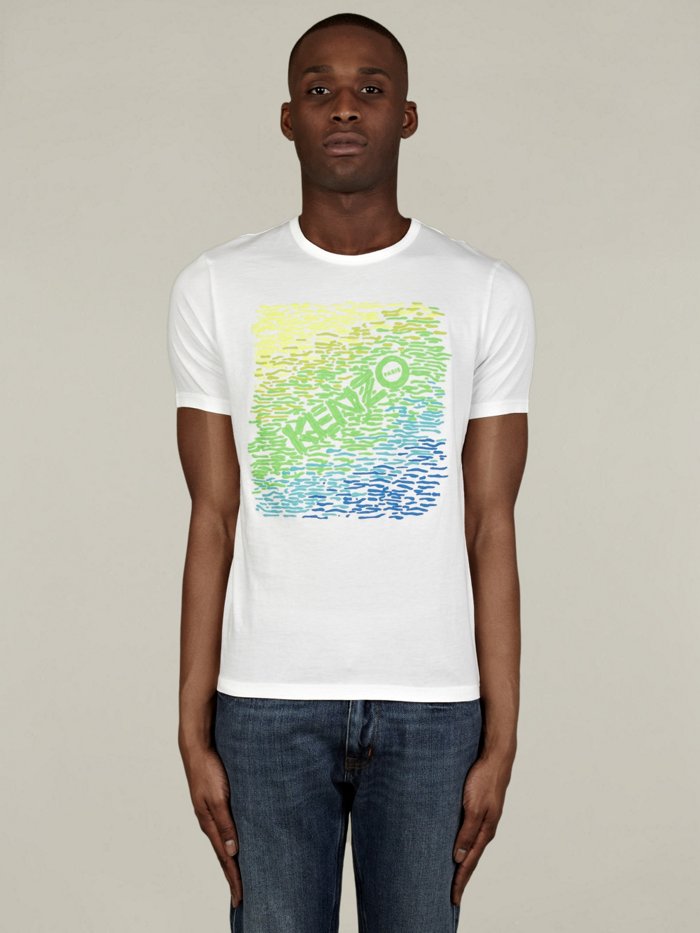 Kenzo Mens Logo Paris T-Shirt