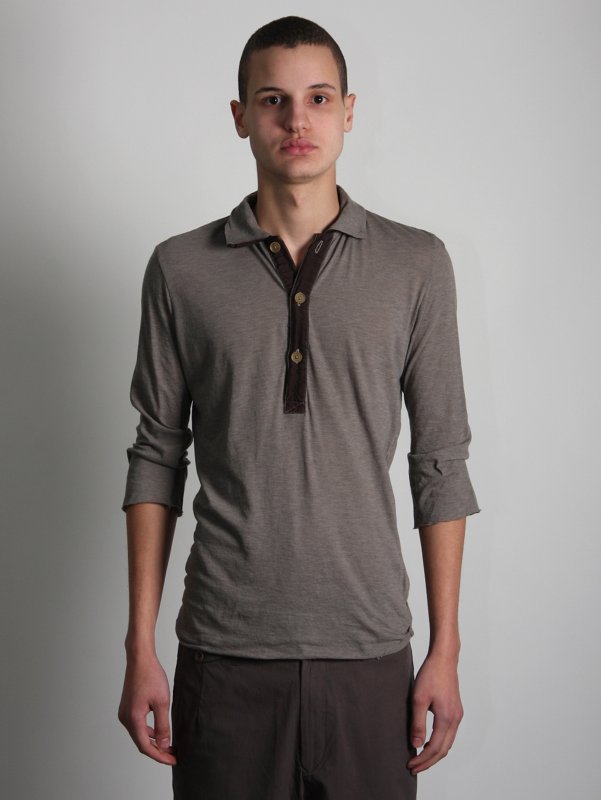 Kolor Cotton Mix Polo Shirt