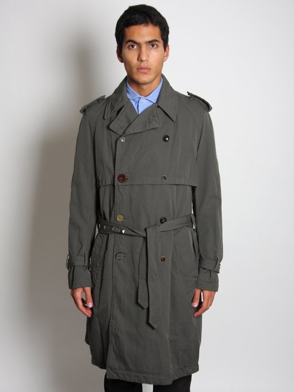 kolor Men's Woven Trench Coat