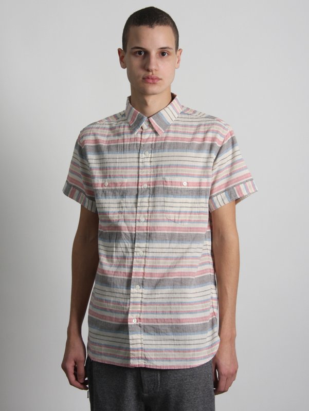 KZO Woven Striped Shirt