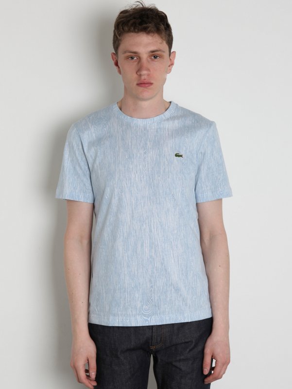 Lacoste L!VE Men's Wood Print T-Shirt