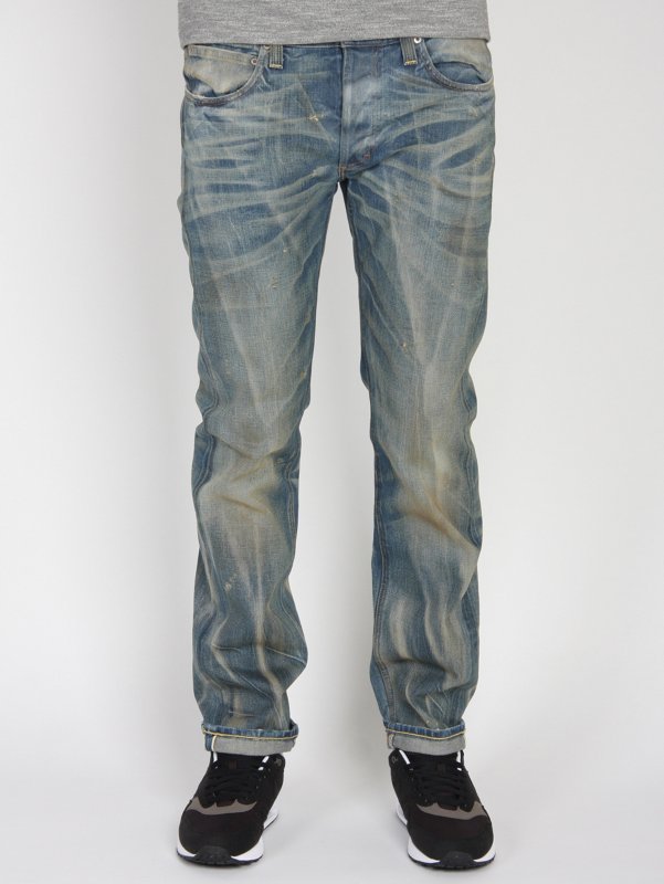 Lee 101 Shipyard Blue Selvedge Jean