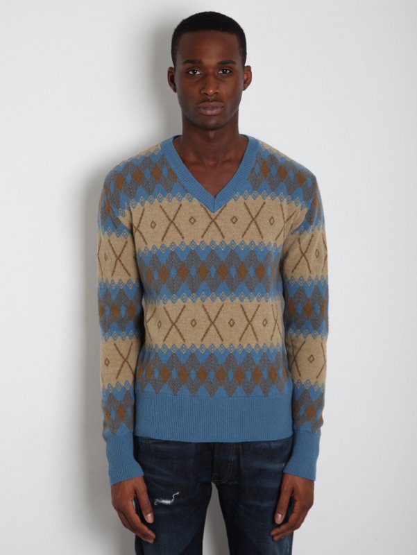 Levi's Vintage Clothing Men's 1930s V-Neck Sweater
