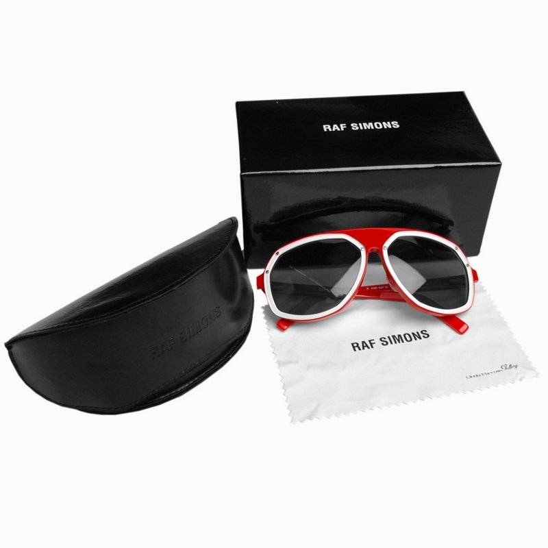 Linda Farrow x Raf Simons Angular Aviator Sunglasses