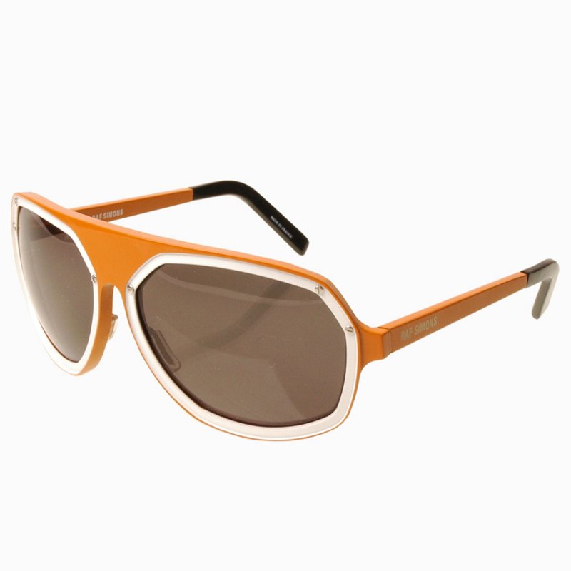 LINDA FARROW x Raf Simons Angular Aviator Sunglasses