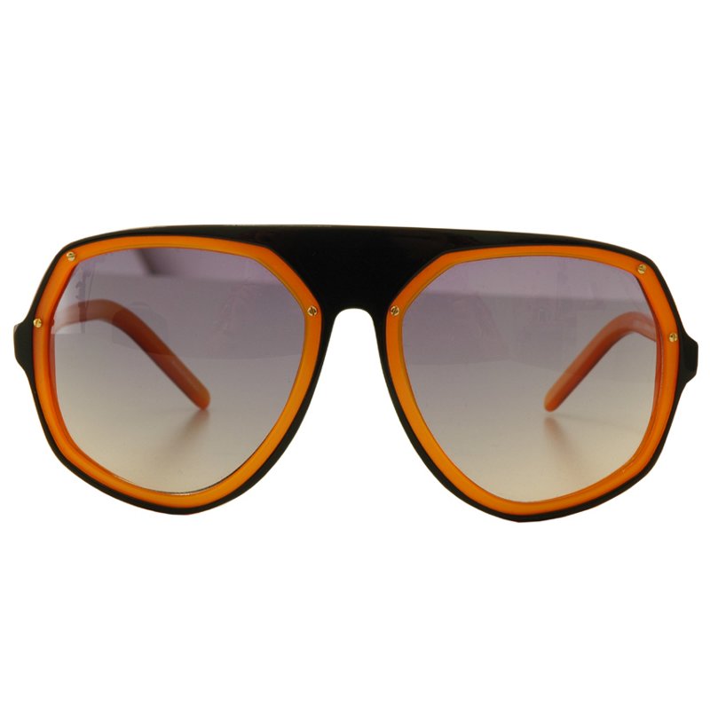 Linda Farrow x Raf Simons Angular Aviator Sunglasses