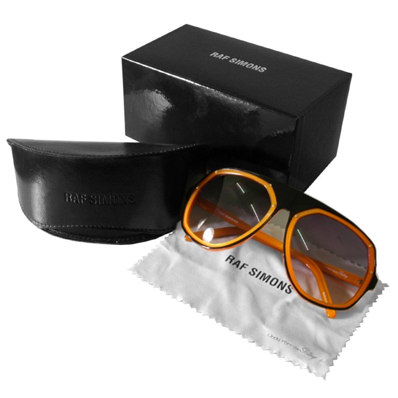 Linda Farrow x Raf Simons Angular Aviator Sunglasses