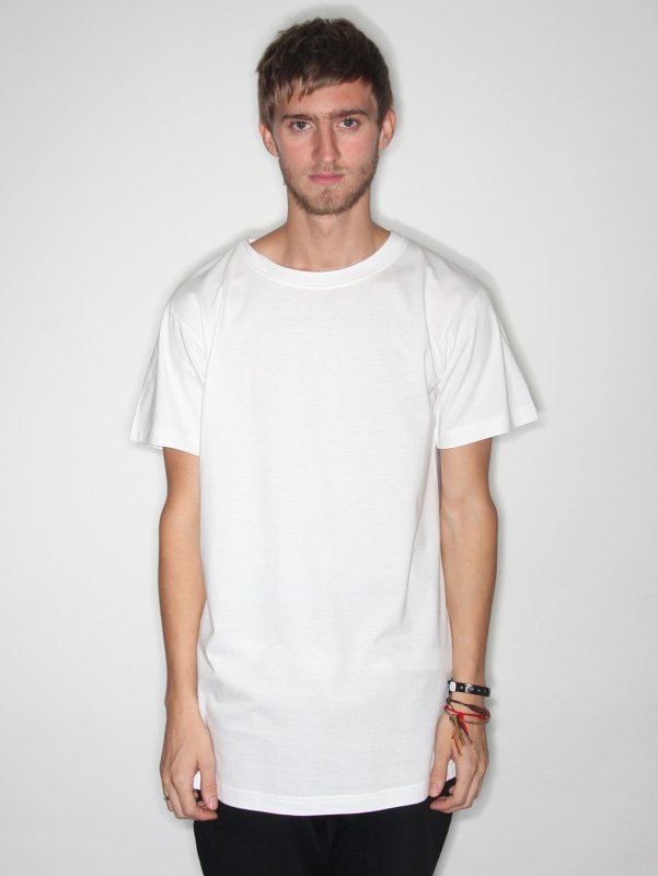 - Plain White T-Shirt
