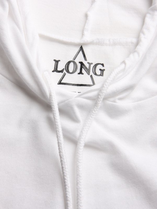Long - Hood White Tee