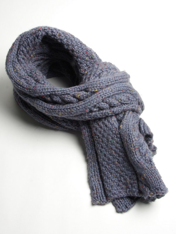 Lou Dalton Cable Hand Knit Scarf