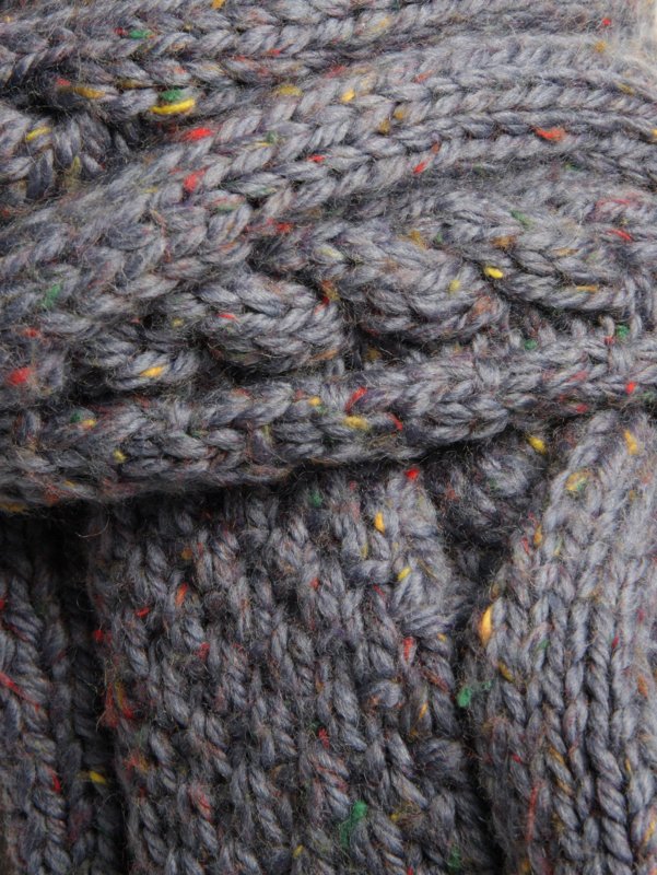 Lou Dalton Cable Hand Knit Scarf