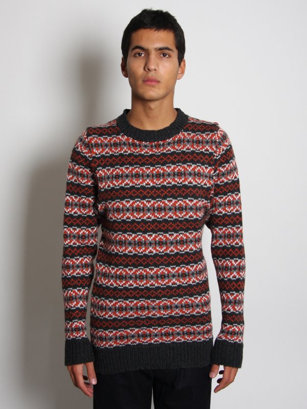 Lou Dalton Fairisle Knitted Crewneck Jumper