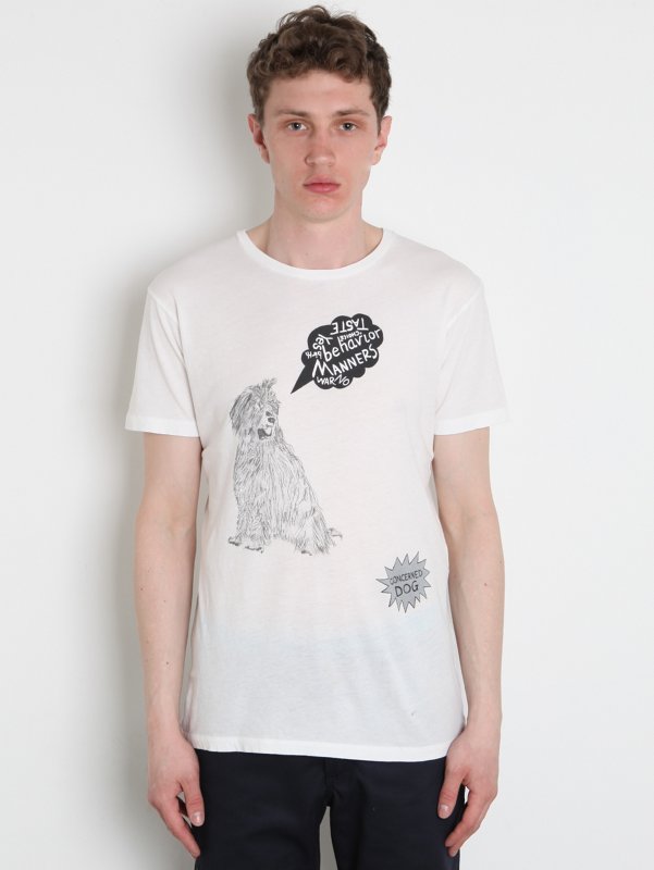 Marc By Marc Jacobs Men's Concerned Dog T-Shirt