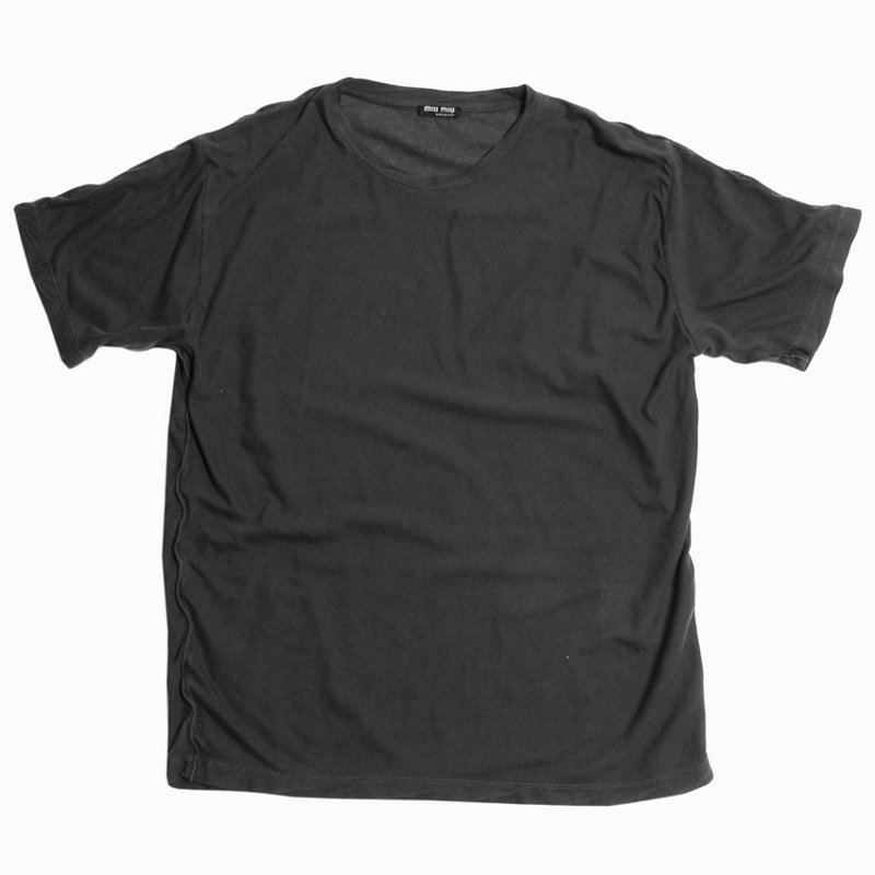 Miu Miu Cotton Crew T-Shirt