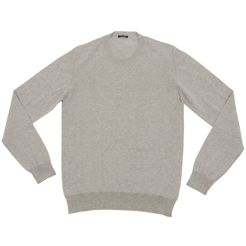 miu0010grey_01?Miu Miu Crew Neck Knit