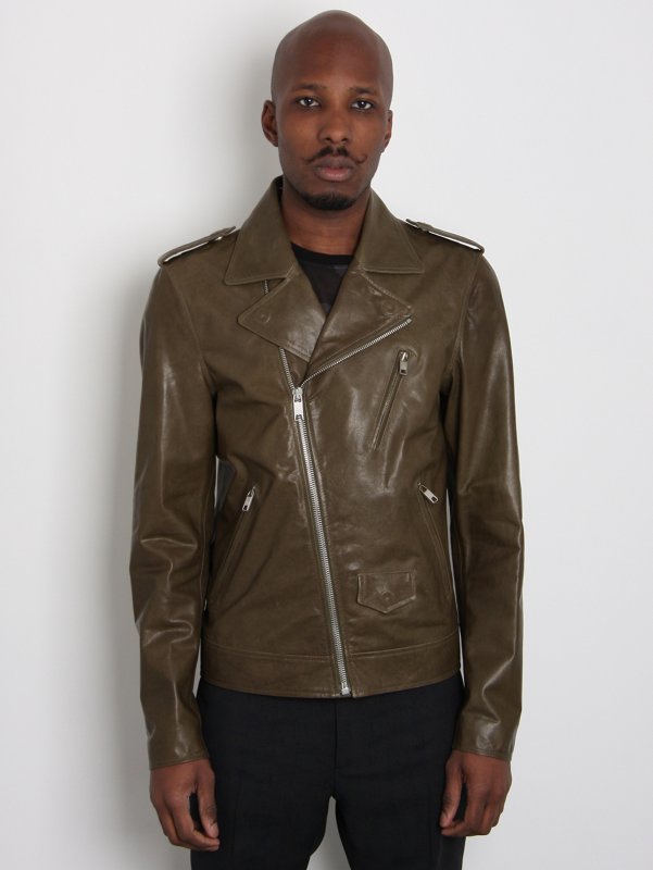 Marc Jacobs Men's Lambskin Leather Sports Jacket
