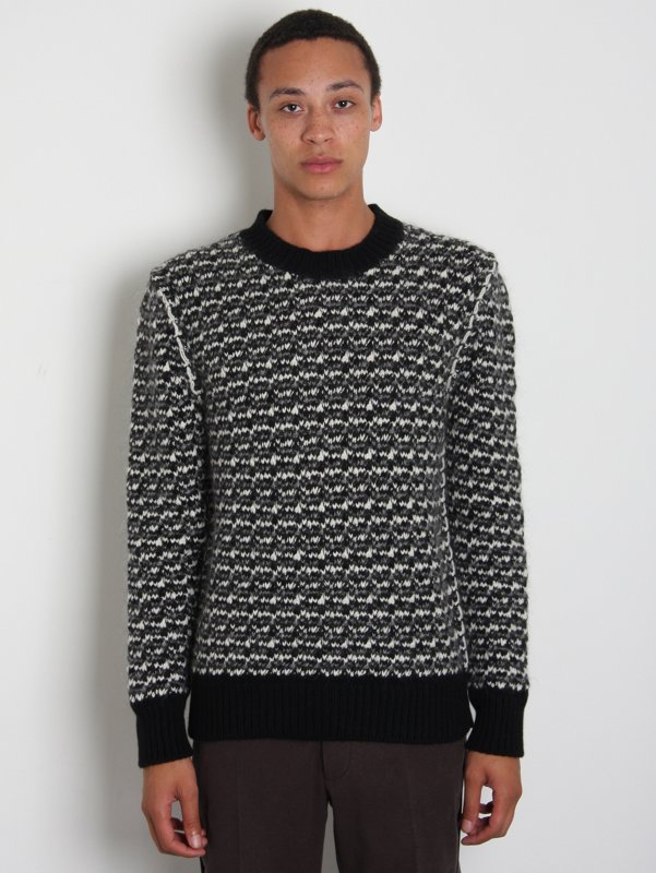 Marc Jacobs Mens Heavy Marl Knit Pullover