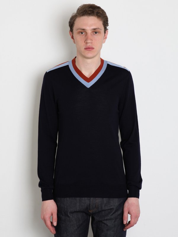Marc Jacobs Men's Contrast Collar Sweater