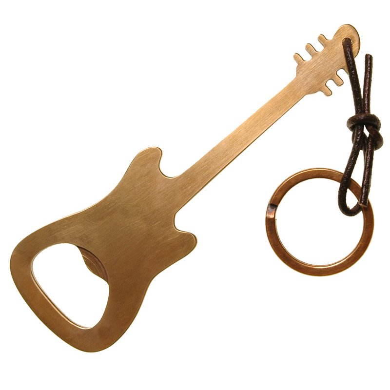 Guitar Bottle Opener Key Chain