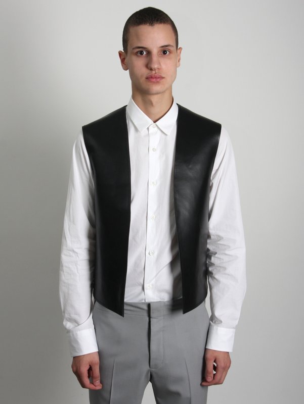 Maison Martin Margiela 14 Replica Structured Leather Waistcoat