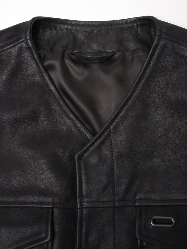 Maison Martin Margiela 14 Replica Two Pocket Leather Gilet