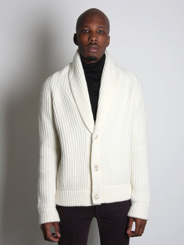 Maison Martin Margiela Shawl V-neck Cardigan