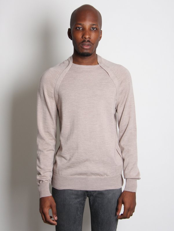 Maison Martin Margiela 10 Knitted Wool Raglan Jumper