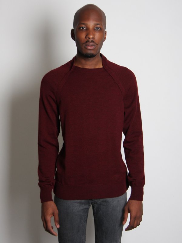 Maison Martin Margiela 10 Knitted Wool Raglan Jumper