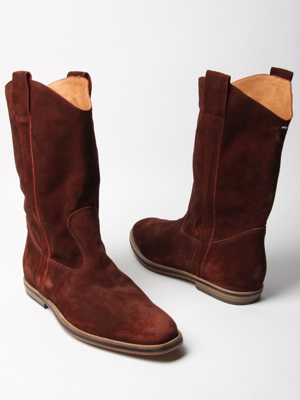 Maison Martin Margiela 22 Suede Calf Length Replica Boot
