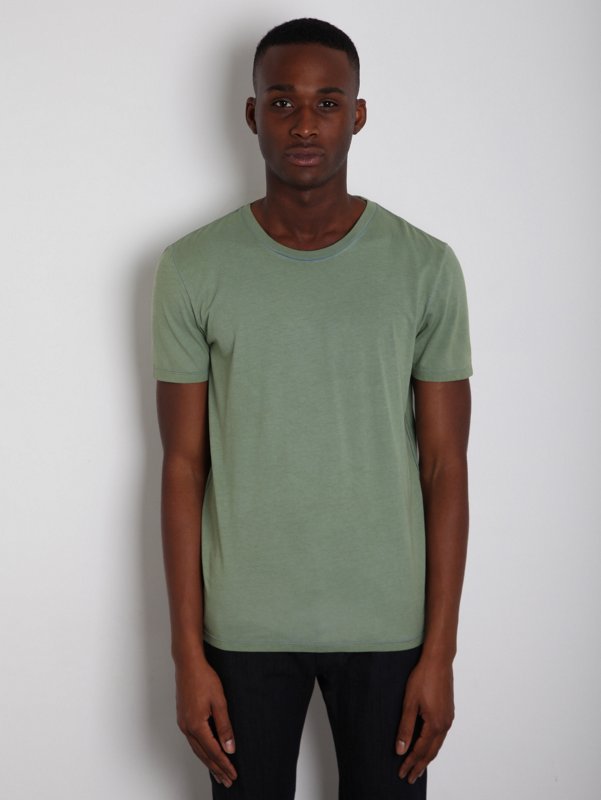 Maison Martin Margiela 10 Men's Double-Dyed Round Neck T-Shirt