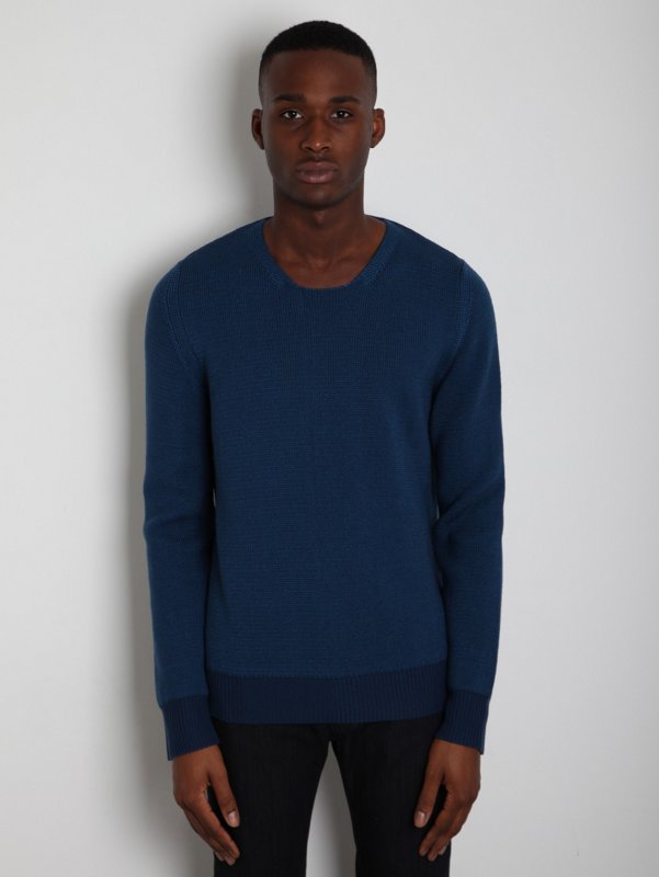 Maison Martin Margiela 10 Men's Mixed Crew Neck Knit